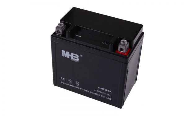 Batterie MHB 6-MFQ-5A 12V 5Ah Xmotos XB-39 - Cenkoo Bike