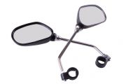 E-Bike,Fahrradspiegel Rckspiegel Set universal mit Reflektor Sc